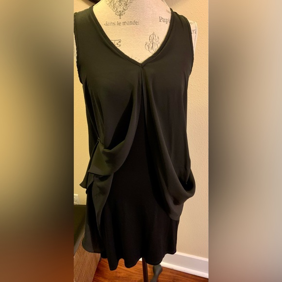 NWT CASUAL COUTURE BY GREEN ENVELOPE TUNIC TOP. DRAPES BEAUTIFULLY.❤️LT & COOL❤️ - Picture 5 of 13